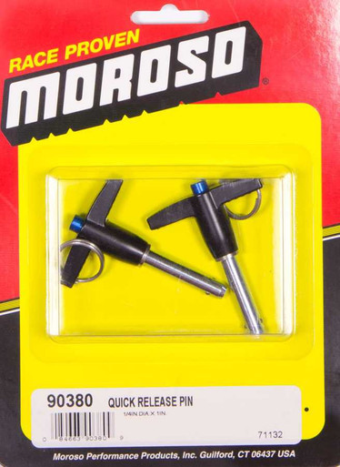 MOROSO Quick Release Pins (2) 1/4 x 1in MOR90380