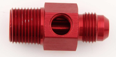 XRP-XTREME RACING PROD. #6 to 3/8 NPT Fuel Press Adapter w/ 1/8 NPT Port XRP700194