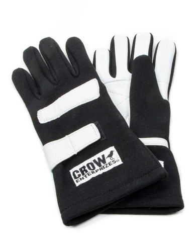 CROW SAFETY GEAR Gloves XL Black Nomex 2-Layer Standard CRW11734