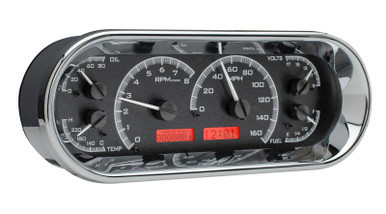 DAKOTA DIGITAL VHX SERIES RECESSED OVAL ANALOG GAUGE KITS DDGVHX-1018-K-R