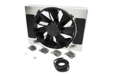 DERALE RAD Fan w/Alum Shroud Assembly DER16814