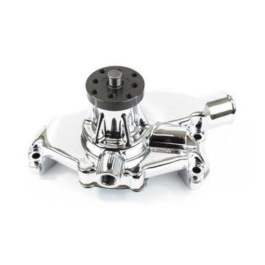 Top Street Performance Top Street Performance Mechanical Water Pump; Aluminum; Chrome; Chevrolet Small Block Short Neck TSPHC8011C