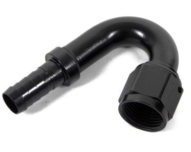 EARLS Earl's Auto-Crimp Hose End - 150 Degree - Size -12 - Black EARAT715012ERL