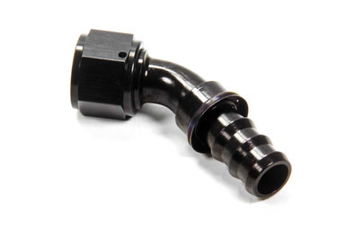 AEROQUIP #12 45 Degree Socketless Black AERFBL1525