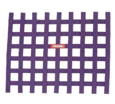 RACEQUIP RIBBON WINDOW NET PURPLE NON-SFI 18IN X 24IN RQP721055
