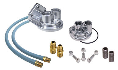 TRANS-DAPT 91-96 Ford V8 4.6L Single Filter Reloc Kit TRA1127