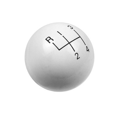 Hurst Hurst Shift Knob - 4-Speed - White HUR1630003