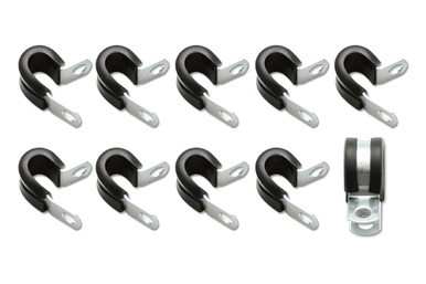 VIBRANT PERFORMANCE CUSHION CLAMPS FOR 1/2IN (-8AN) HOSE - PACK OF 10 VIB17192
