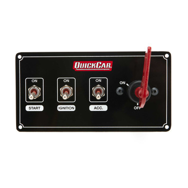 QUICKCAR RACING PRODUCTS IGNITION PANEL WEATHER PROOF W/ MSD 1 ACC.