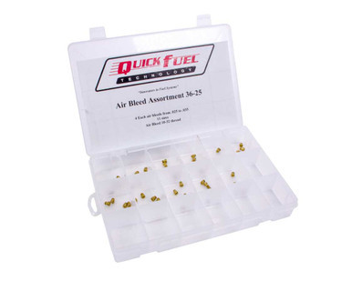 QUICK FUEL TECHNOLOGY AIR BLEED ASSORTMENT KIT .025  - .035
