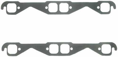 FEL-PRO SB Chevy Exhaust Gaskets SQUARE PORTS STOCK SIZE FEL1404