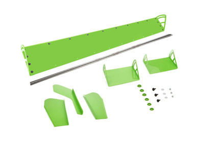 DOMINATOR RACE PRODUCTS Plastic Spoiler 8x72in LM Xtreme Green DOM920-XG
