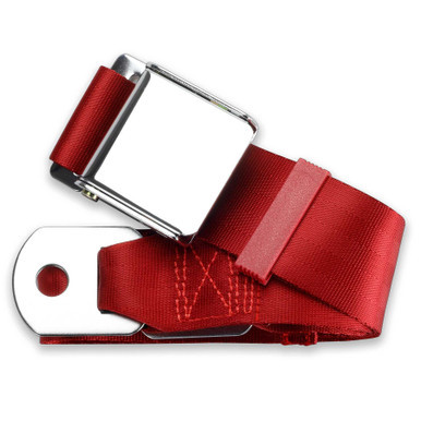 RETRO BELT Retro Belt 2-Point Dark Red RTB258-DKR-75