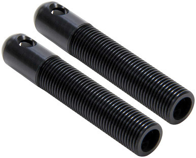 L/W Aluminum Hood Pins 1/2in Black 2pk ALL18495