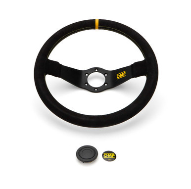 OMP RACING, INC. Rally Steering Wheel Black OMPOD0-1951-071