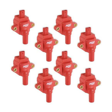 Coil Ford Godzilla 7.3L 8-Pack Red MSD82838