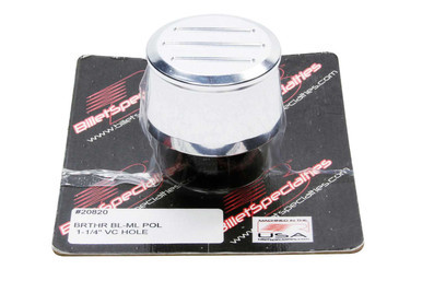 BILLET SPECIALTIES Polished Breather Ball Milled BSP20820