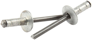 ALLSTAR PERFORMANCE Med Hd Rivet Silver 250pk Multi Grip ALL18090