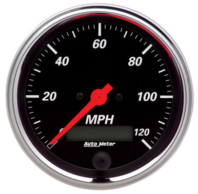 AUTOMETER 3-3/8in D/B Street Rod Speedo ATM1480