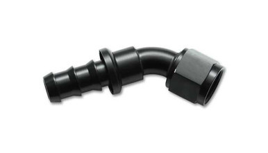 VIBRANT PERFORMANCE 45 DEGREE PUSH-ON HOSE E ND FITTING; HOSE -10 VIB22410