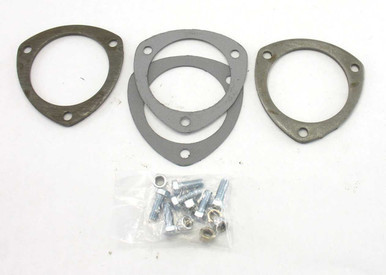 PATRIOT EXHAUST Collector Flanges - 1pr 3-Bolt 3-1/2in Dia. PEPH7261