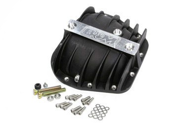 B and M AUTOMOTIVE Rear End Cover Cast Alum Ford 9.75 12-Bolt Black BMM41298