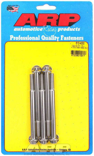 S/S Bolt Kit - 12pt. (5) 5/16-18 x 4.000  ARP612-4000