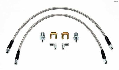 WILWOOD Flex Brake Line Kit 22in L 3/8-24 to 90 Deg. WIL220-11237