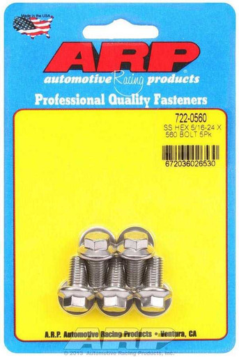 ARP S/S Bolt Kit - 6pt. (5) 5/16-24 x .560  ARP722-0560