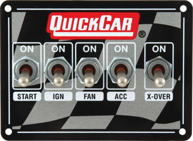 QUICKCAR RACING PRODUCTS IGNITION PANEL DUAL BOX  QRP50-1711