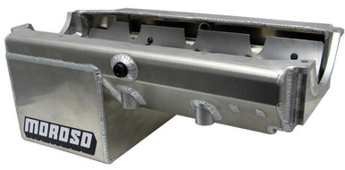 MOROSO 8qt Oil Pan - Alm - SBC Drag Race MOR21234