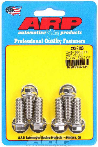 ARP Motor Mount Bolt Kit 6pt. Chevy  ARP430-3106