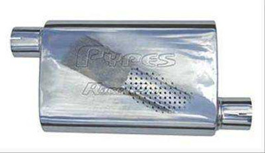 PYPES PERFORMANCE EXHAUST Stainless Muffler 3in Offset/Offset PYPMVR16S