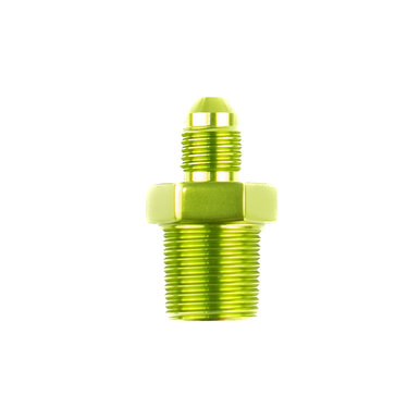 COLOR FITTINGS 4AN FLARE TO 3/8" NPT  - GREEN COFF2N-04-038-000-GR