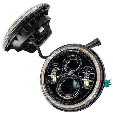 ORACLE LIGHTING 07-18 Jeep JK LED Headli ghts w/Halo ORA5769-123