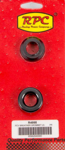 RACING POWER CO-PACKAGED 1-1/4 OD X 3/4 ID STEEL V/C PVC GROMMETS 2PK RPCR4998