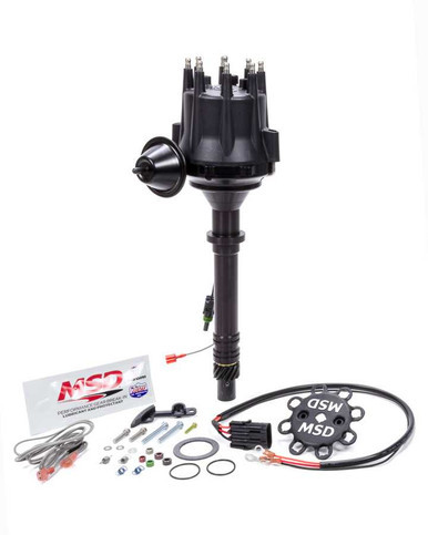 MSD IGNITION Chevy V8  Billet RTR Distributor - Black MSD83603