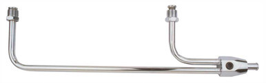 TRANS-DAPT Chrome Fuel Line 9-5/16in TRA2197