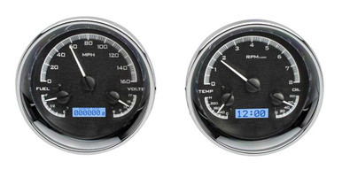 DAKOTA DIGITAL VHX SERIES UNIVERSAL ROUND ANALOG GAUGE KITS DDGVHX-1014-K-B