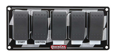 QUICKCAR RACING PRODUCTS IGNITION PANEL W/ ROCKER SWITCHES