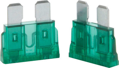 QUICKCAR RACING PRODUCTS 30 AMP ATC FUSE GREEN 5PK
