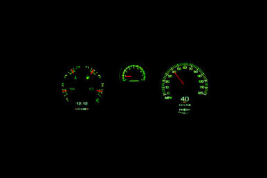 DAKOTA DIGITAL GAUGE KITS AND INSTRUMENT CLUSTERS DDGRTX-88T-FJ-X