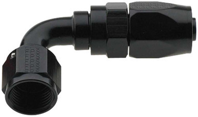FRAGOLA Hose Fitting #12 90 Deg Pro-Flow Black FRG229012-BL