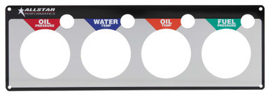 ALLSTAR PERFORMANCE Repl 4 Gauge Panel OP/WT/OT/FP ALL80128