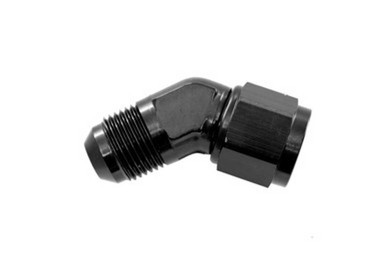 12AN Male to 12AN Female 45Deg Black RHP8245-12-12-2
