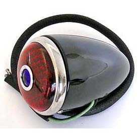 VINTIQUE 1937TAIL LAMP WITH BLUE DOT LENS RIGHT HAND VTQ78-13402-DBD