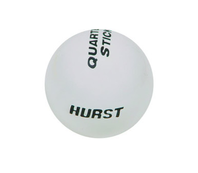 Hurst Quarter Stick Knob-White  HUR163-1036