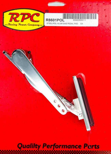 RACING POWER CO-PACKAGED GAS PEDAL POLISHED ALUM  RPCR8601POL