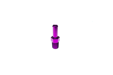 COLOR FITTINGS 1/4" NPT TO 3/8" BARB  - PURPLE COFBNF-14-000-038-PU