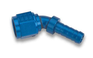 EARLS Earl's Auto-Crimp Hose End - 45 Degree - Size -12 - Blue EAR704612ERL